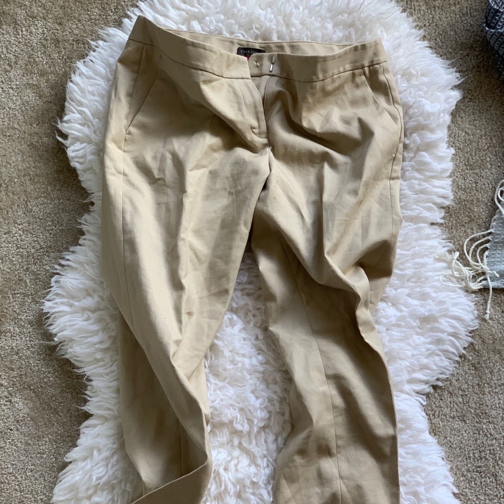 Vince Cameron Khaki Dress Pants